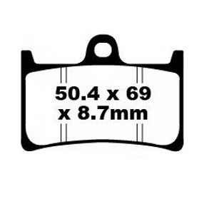 PASTILLA DE FRENO EBC SFA252HH