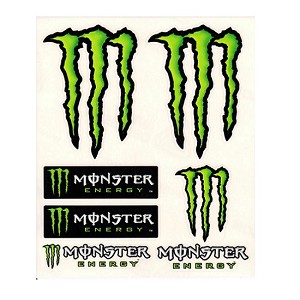 KIT 6 ADHESIVOS MONSTER 16x14