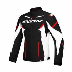 CHAQUETA IXON STRIKER NEGRA, BLANCA Y ROJA