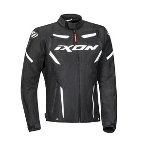 CHAQUETA IXON STRIKER NEGRA Y BLANCA