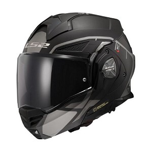 CASCO LS2 ADVANT X METRYK NEGRO MATE
