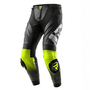 PANTALON REBELHORN INFERNO NEGRO Y AMARILLO FLUOR
