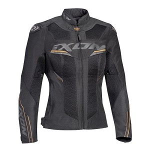 CHAQUETA IXON DRACO LADY ANTRACITA, NEGRA Y GOLD