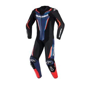 MONO ALPINESTARS GP FORCE V2 1 PIEZA NEGRO, AZUL Y ROJO