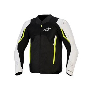 CHAQUETA ALPINESTARS AST V3 AIR NEGRA, PLATEADA Y AMARILLA