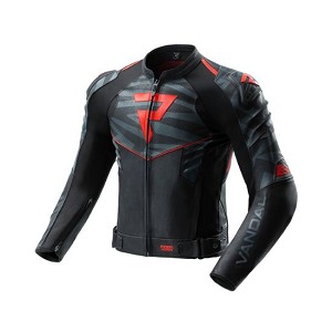 CHAQUETA REBELHORN VANDAL II NEGRA Y ROJA
