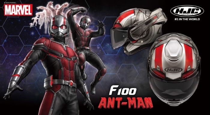 CASCO HJC F100 ANT-MAN MARVEL