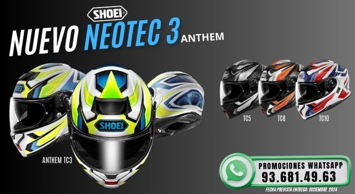 NUEVO SHOEI NEOTEC 3 ANTHEM