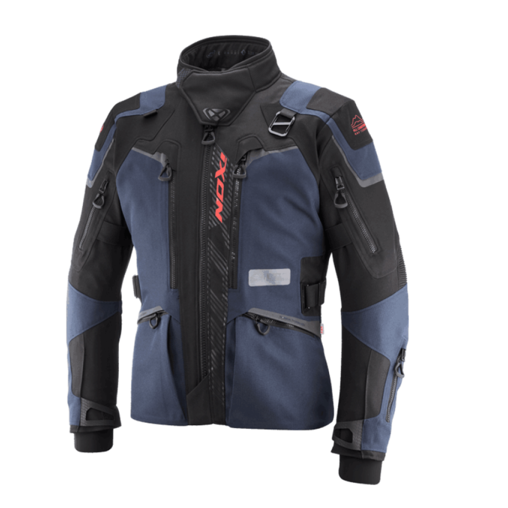 CHAQUETA IXON ODIN NAVY, NEGRA Y ROJA