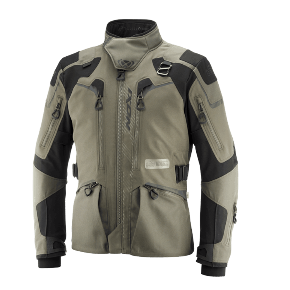 CHAQUETA IXON ODIN KHAKI Y NEGRA