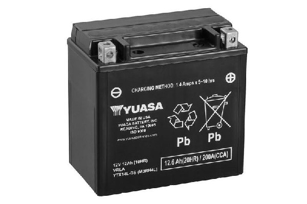 BATERIA YUASA YTX14LBS (HARLEY)