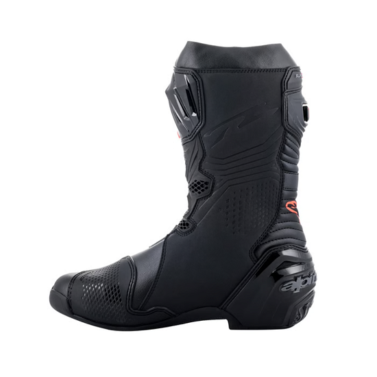 BOTAS ALPINESTARS SUPERTECH R NEGRA, BLANCA Y ROJO FLUO