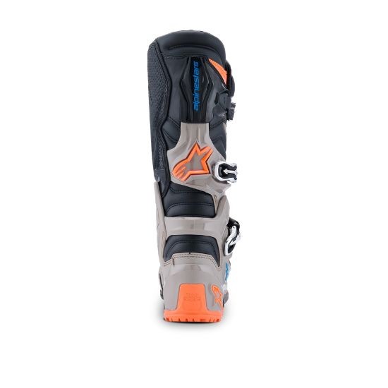 BOTAS ALPINESTARS TECH 7 ENDURO 2026 NEGRA, GRIS Y NARANJA