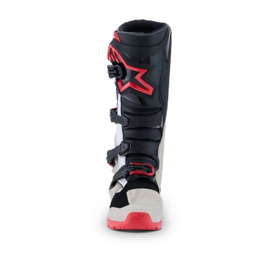BOTAS ALPINESTARS TECH 7 ENDURO 2026 NEGRA, GRIS Y ROJO