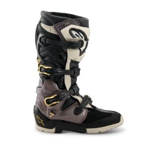 BOTAS ALPINESTARS TECH 7 ENDURO DRYSTAR 2026 NEGRA, GRIS Y DORADA