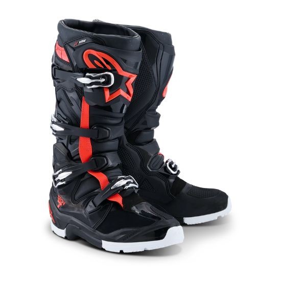 BOTAS ALPINESTARS TECH 7 ENDURO DRYSTAR 2026 NEGRA Y ROJA