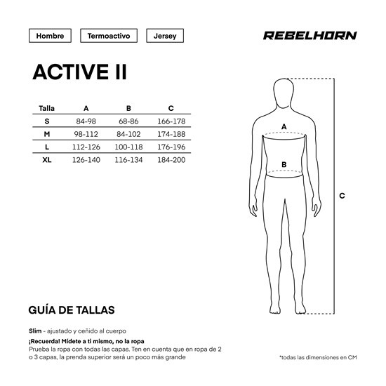 CAMISETA TERMICA REBELHORN MANGA LARGA ACTIVE II