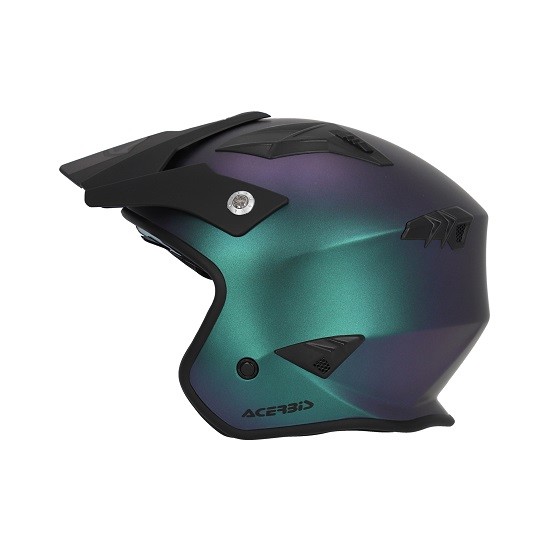 CASCO ACERBIS JET ARIA METALIZADO CAMALEÓN