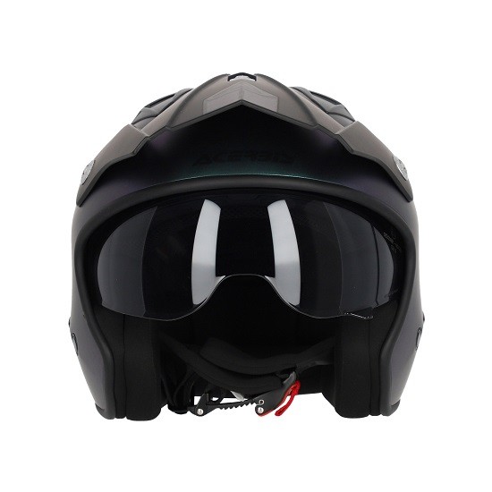 CASCO ACERBIS JET ARIA METALIZADO CAMALEÓN