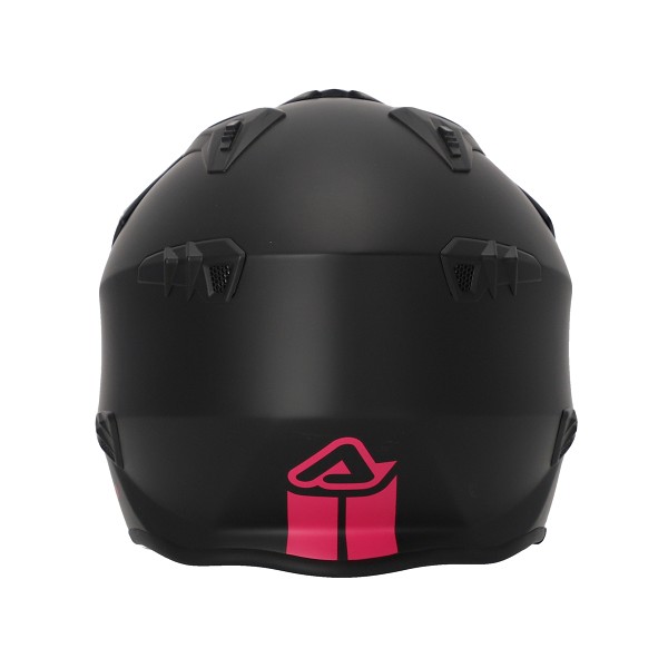 CASCO ACERBIS JET ARIA NEGRO Y ROSA