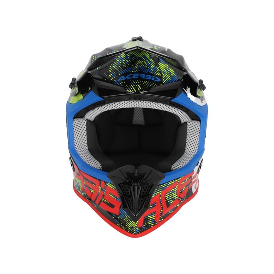 CASCO ACERBIS LINEAR BLANCO Y NEGRO