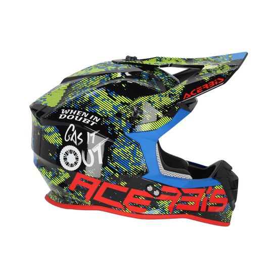CASCO ACERBIS LINEAR BLANCO Y NEGRO