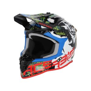 CASCO ACERBIS LINEAR BLANCO Y NEGRO
