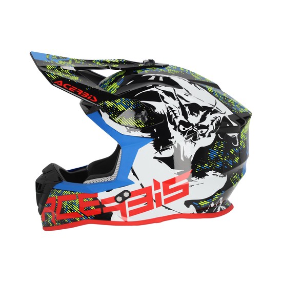CASCO ACERBIS LINEAR BLANCO Y NEGRO