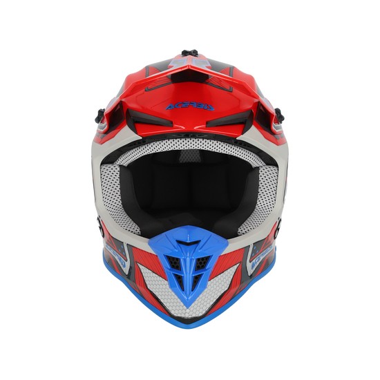CASCO ACERBIS LINEAR ROJO Y AZUL