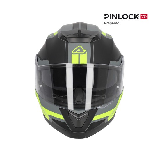 CASCO ACERBIS SEREL GRIS Y FLUOR