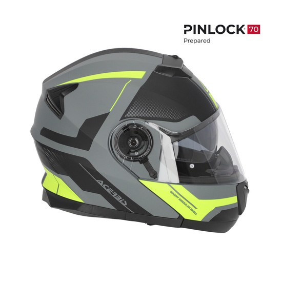 CASCO ACERBIS SEREL GRIS Y FLUOR