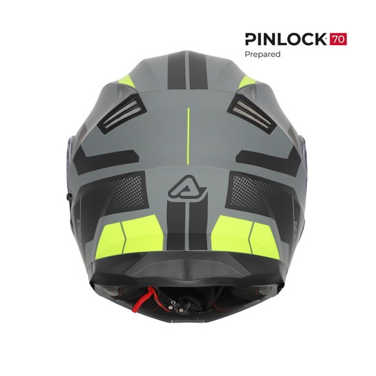 CASCO ACERBIS SEREL GRIS Y FLUOR
