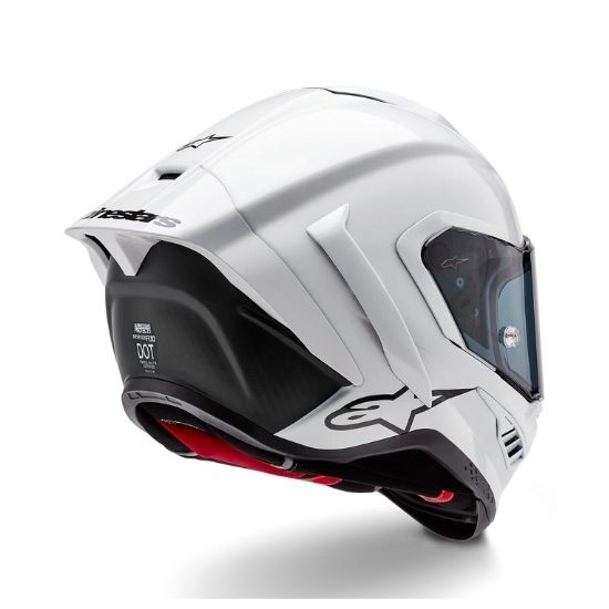 CASCO ALPINESTARS SUPERTECH R10 SOLID BLANCO