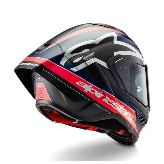 CASCO ALPINESTARS SUPERTECH R10 TEAM NEGRO CARBONO ROJO