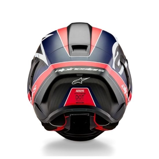 CASCO ALPINESTARS SUPERTECH R10 TEAM NEGRO CARBONO ROJO