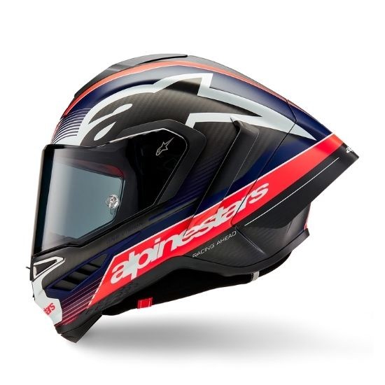 CASCO ALPINESTARS SUPERTECH R10 TEAM NEGRO CARBONO ROJO