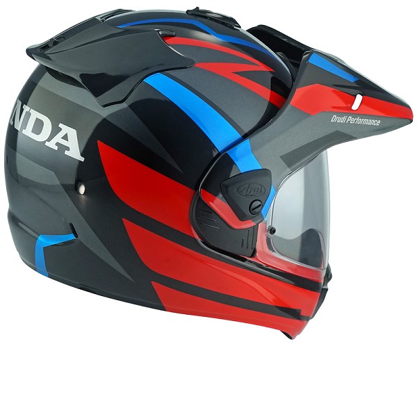 CASCO ARAI TOUR-X5 AFRICA TWIN NEGRO ROJO