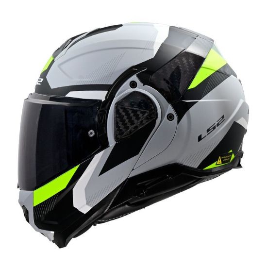 CASCO LS2 ADVANT II TRIPLE GRIS Y FLUOR