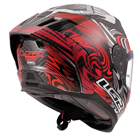 CASCO LS2 DRAGON ENTHUM ROJO