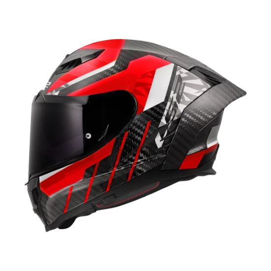 CASCO LS2 DRAGON TRAX ROJO