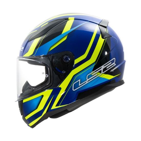 CASCO LS2 FF353 RAPID 2 FLITZ AZUL Y FLUOR