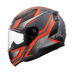 CASCO LS2 FF353 RAPID 2 FLITZ GRIS Y NARANJA