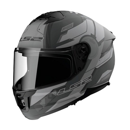 CASCO LS2 FF808 STREAM 2 SHADOW GRIS