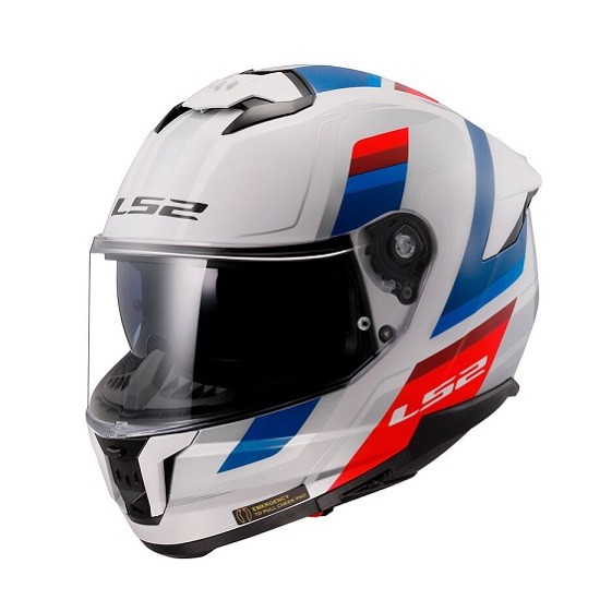CASCO LS2 FF808 STREAM 2 VINTAGE AZUL ROJO