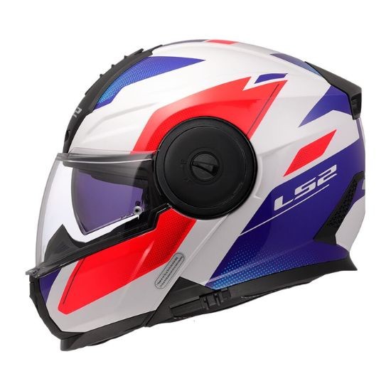 CASCO LS2 SCOPE II OXYD DURIA BLANCO, ROJO Y AZUL