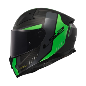 CASCO LS2 VECTOR 2 CARBON GRID VERDE