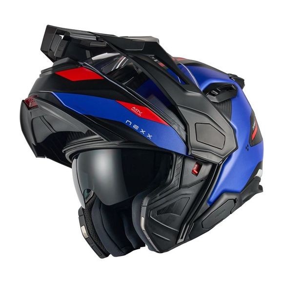 CASCO NEXX X.LIFE COUNTRY TERRA AZUL Y ROJO
