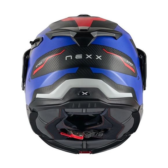 CASCO NEXX X.LIFE COUNTRY TERRA AZUL Y ROJO