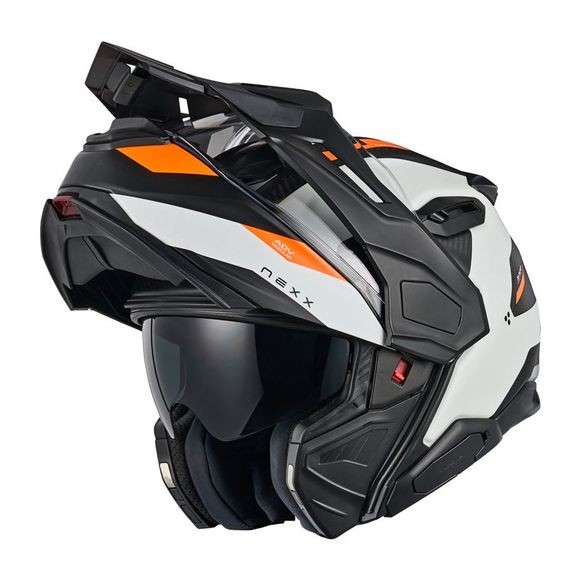 CASCO NEXX X.LIFE COUNTRY TERRA BLANCO Y NARANJA