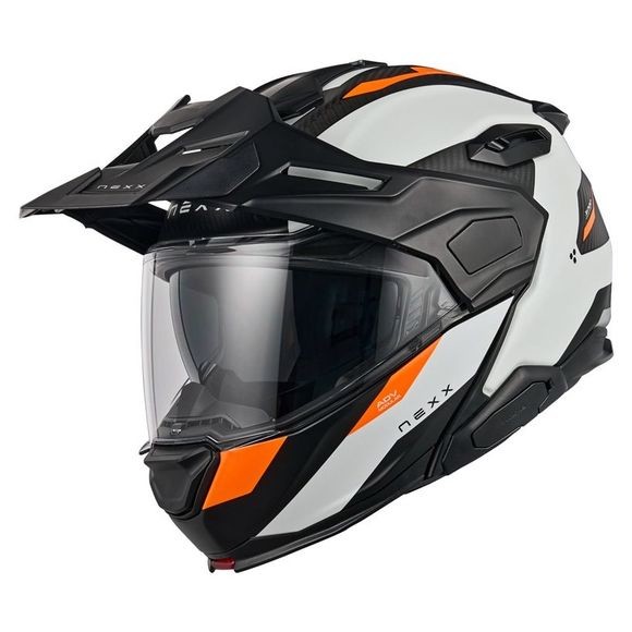 CASCO NEXX X.LIFE COUNTRY TERRA BLANCO Y NARANJA